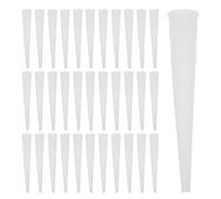 SHINEOFI 200 Piezas Boquillas Reutilizables para Sellado de Vidrio Aplicador de Extensión de Plástico para Sellado Preciso Diámetro Interior para Proyectos de Reparación