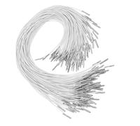 SHINEOFI 200 Piezas Cuerda Elástica con Puntas Metálicas Banda Flexible para Máscaras y Sombreros Cordón para Proyectos DIY Resistente y