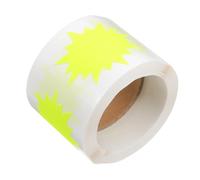 SHINEOFI 200 Piezas Etiquetas Adhesivas Fluorescentes Forma de Etiquetas de Precio para Venta de Garaje Codificación de Colores y Decoración Unidades