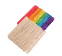 SHINEOFI 200 Piezas Palitos de Madera para Manualidades con Perfectos para Proyectos de Arte Infantil Decoraciones de Fiesta y Bricolaje Casa
