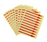 SHINEOFI 200 Piezas Pegatinas Auto Adhesivas Pegatinas Adhesivas Pvc Red