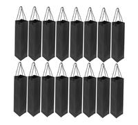 SHINEOFI 20piezas Bolsa De Obsequio De Vino De Navidad De Papel Kraft Reutilizables para Llevar Botellas Individuales para Bodas y Fiestas De Aniversario