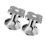 SHINEOFI 2Piezas Botones de Inodoro Forma de Flor Pulsadores de Descarga Fáciles de Instalar Unidades Duraderos para Cisterna de Wc Compatibles con Estándar