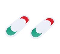 SHINEOFI 2piezas Cartel De Estado De Puerta Deslizante Vacante Uso Señal De Baño Indicador De Privacidad Para Oficina y Sala De Reuniones