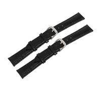 SHINEOFI 2piezas Correa De Reloj De Cuero Noble Repuesto Para Reloj Inteligente y Elegante