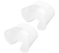 SHINEOFI 2piezas Cuencas de Irrigación para Limpieza de Oídos Accesorio para Kits de Eliminación de Cerumen Compatible Sistemas de Lavado de Cera Blanco para Uso Casa y Clínica