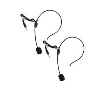 SHINEOFI 2piezas Micrófono De Condensador Cable Amplificador De Voz Gancho Oreja para Enseñanza u Computadora