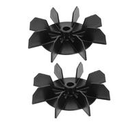 SHINEOFI 2piezas Repuesto de Aspas de Ventilador de Refrigeración para Compresor de Aire Material Plástico Eje de Diámetro Exterior para Ventilador de Motor