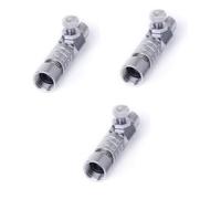 SHINEOFI 3 piezas Acoplador de Desconexión Rápida para Aerógrafo Pulg Control de Flujo Compatible con Mangueras y Compresores Cierre Automático de Aire al Desconectar