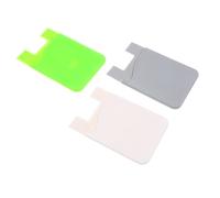 SHINEOFI 3 Piezas Adhesive Silicone Phone Back Pouches Slip Cards Holders Compatible with Various Phones Portable and Durable Color Aleatorio