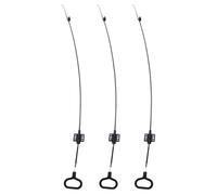 SHINEOFI 3 Piezas Cable Repuesto para Sillón Reclinable 98 Cm con Tirador Manija con Anilla en D de Aleación de Aluminio Resistente para Reparación y Liberación de Mecanismo en Muebles