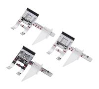 SHINEOFI 3 piezas Kit de Accesorios para Máquina de Coser con Prensatelas de Alta Precisión Multifuncional y Adaptable Tejidos y Grosores para Profesional y Doméstico