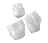 SHINEOFI 3 Piezas Molde de Silicona 3d de Pollo y Gallina para Resina de | Blanco, Textura Vívida y Diseño Único, Adecuado para Decoración Festiva y Proyectos Creativos de Temporada