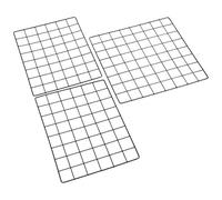 SHINEOFI 3 Piezas Panel de Rejilla de Hierro para Fotos en Pared, Adorno | Organiza y Muestra Fotos, Montaje en Pared, para Restaurantes y Cafeterías, Incluye Luces LED Colgantes