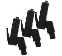 SHINEOFI 3 Piezas Portaagujas para Tocadiscos, Soporte para Aguja de Fonógrafo, Plástico Negro, Ajuste Seguro y Diseño de Reducción de Vibración, para Tocadiscos y Accesorios de Fonógrafo,