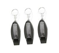 SHINEOFI 3 Piezas Silbatos Multifuncionales Resistentes para Emergencia con Brújula Termómetro para Camping Senderismo Actividades al Aire