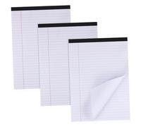 SHINEOFI 3 Piezas Unidades Memo Notepad cada Blocs de Notas Rayados Cuadernos Prácticos para Escuela Oficina y Uso Doméstico