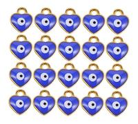 SHINEOFI 3 Series Colgante Joyería Azul Joyería Del Encanto De La Bendición Rosario Lista Brazalete Joyeria Joyas Decorativas De Bricolaje Accesorios De Joyería Aleación Navy 100 Piezas X 3