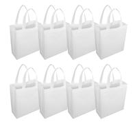 SHINEOFI 30 Piezas Bolsa de Mano Reutilizable de No Tejida Unidades con Asas Prácticas para Compras Bodas y Uso Diario y Ligera Apta para Mujer y Familia