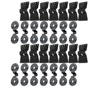 SHINEOFI 30 Piezas Clips Reutilizables para Malla de Jardín con Doble Fijación Hebillas Resistentes para Redes de Sombra y Film Agrícola Exteriores