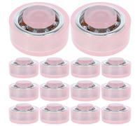 SHINEOFI 30 Unidades Cojinetes de Turbinas Eólicas para Manualidades Diy, Rodamiento Ligero y Duradero de Plástico Rosa para Proyectos Artesanales y Accesorios Hechos a Mano