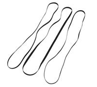 SHINEOFI 3piezas Cinturones Para Discos De Vinilo Correa De Goma Para Grabadora Repuesto De Correa Para Tocadiscos Accionado Por Para Restaurar Tu Máquina De Cinta De Casete