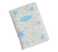 SHINEOFI 3piezas Cubierta De PU Múltiples Ranuras para Tarjetas Estuche Organizador De para y Diseño Estrellas