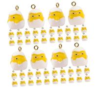 SHINEOFI 4 Juegos Pendientes Pequeños De Cáscara De Huevo Equipo Para Hacer Aretes Aros De Oro Vine Decoracion Pascua Decoración Pascua Encanto De Pascua Kit Para Hacer Collares 10 Piezas*4