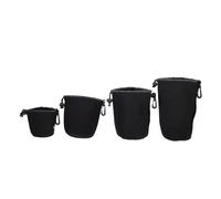 SHINEOFI 4 Piezas Bolsa para Lentes de Cámara Estuche Protector para Fotografía Profesional y Amateur Protección Efectiva contra Arañazos y Daños