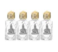 SHINEOFI 4 Piezas Botella con Diseño Elegante Dorada de de 16ml para Recargable y Multiusos para Bendiciones Hogar y Suministros de Iglesia