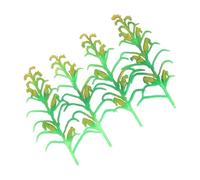 SHINEOFI 4 Piezas Cultivo Agrícola en Miniatura de Plástico de Maíz Realistas para Dioramas y Adornos Creativos Fácil de Montar