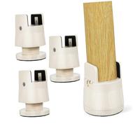 SHINEOFI 4 Piezas Elevadores de Muebles Ajustables para Patas de Escritorio Cama y Sofá Soporte Resistente Antideslizante para Elevación Segura