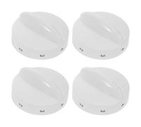 SHINEOFI 4 Piezas Perillas de Termostato para Refrigerador de Plástico, Control de Temperatura Giratorio para Mini Nevera, Recambio para Congelador y Frigorífico, Mando Antideslizante para