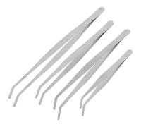 SHINEOFI 4 piezas Pinzas de Jardín de Acero Inoxidable Herramientas Ergonómicas para Plantas Bonsáis y Suculentas Multiusos para Jardinería y Hogar Diseño Duradero y Seguro