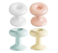 SHINEOFI 4 piezas Pulsador para Inodoro Forma Corazón Botón Auxiliar Multiusos para Uñas Largas Compatible con Tanque Cisterna Hogar y Baños Públicos