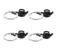 SHINEOFI 4 Piezas Reparación De Relojes Lupa De Cabeza Auriculares Lupa Herramientas Lupa De Reparación De Relojes Gafas Brillantes Auriculares con Lupa Lente Óptica Acrílica. Black