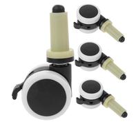 SHINEOFI 4 Piezas Ruedas de Repuesto para Sillas de Comedor y Altares Infantiles de Resistentes Fáciles de Instalar con Carga Pesada para Muebles y Giratorios Color
