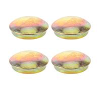 SHINEOFI 4 Piezas Tapón de Grasa para Montacargas de 74mm Metálico Cúpula