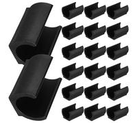 SHINEOFI 40 Unidades Almohadillas Antideslizantes para Muebles con Diseño Abierto Protectores de Patas de Plástico para Sillas y Trampolines Accesorios Duraderos y Resistentes