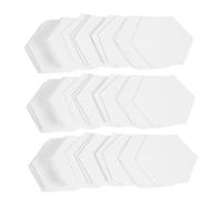 SHINEOFI 400 Piezas Hexagonales para Proyectos de Manualidades Plantillas para Patchwork Herramientas para Técnicas de Acolchado Inglés