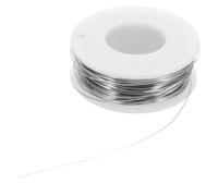 SHINEOFI 40m Alambre de Acero Inoxidable para Bisutería Cable Maleable para Pulseras y Collares Hilo Artístico para Escultura y Bricolaje Carrete Compacto para Manualidades y Experimentos