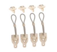 SHINEOFI 4piezas Hebilla Resistente Al Viento para Cortina Enrollable Exterior Kit De Repuesto Correa Elástica y Tapa De Accesorio para Persiana Enrollable De Sol