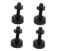 SHINEOFI 4piezas Patas De Sofá Ajustables Niveladores De Muebles Originales para Mobiliario De Oficina Elevadores De Mesas y Sillas Color Negro para Uso Interiores Irregulares