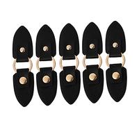 SHINEOFI 5 Pares De Hebilla De Metal Capa Botones De Palanca De Cuerno Cierre De Palanca De Cuero Botón De Bocina Abrigo Hebilla De Costura De Cuero Hebillas De Palanca De Cuero Pu Palanca