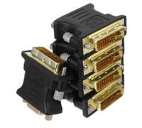 SHINEOFI 5 Piezas Adaptador Dvi Vga con Cabezal de con Tornillos de Hierro Transmisión HD Estable para Monitores y Proyectores Instalación y Compatibilidad