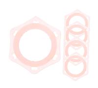 SHINEOFI 5 Piezas Anillos de Protección Antideslizantes para Micrófono de Resistente y Rodaduras Accesorios para Ktv y Bares