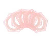 SHINEOFI 5 Piezas Anillos de Protección para Micrófono Anillos Antideslizantes para Ktv Fiestas y Conferencias Compatibles con Micrófonos de Mano Color Rosa