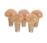 SHINEOFI 5 piezas Mangos de Madera Ergonómicos para y Carpintería Accesorios de Mango Repuesto para Herramientas de Corte y Archivos Agarre Cómodo y Resistente para Trabajos Detallados