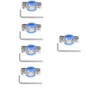 SHINEOFI 5 Protector para Silla de Oficina Hundimiento de Reparación con Llave Acero Inoxidable de sin Cambio de Rodillo Compatible