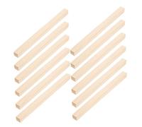 SHINEOFI 50 Piezas Bastones de Madera Pequeños sin Acabado para Manualidades de Varillas de Madera para Bricolaje para Proyectos de Decoración y